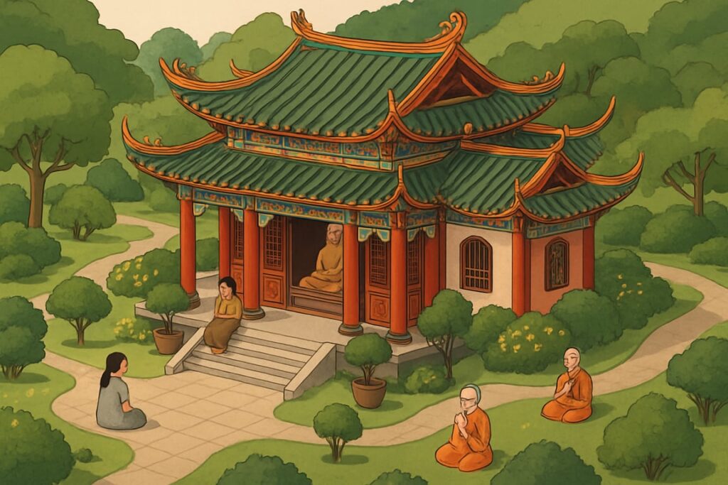 Famous Buddhist Temples in Penang: Exploring the Temple of Gratitude Poh Ern Si