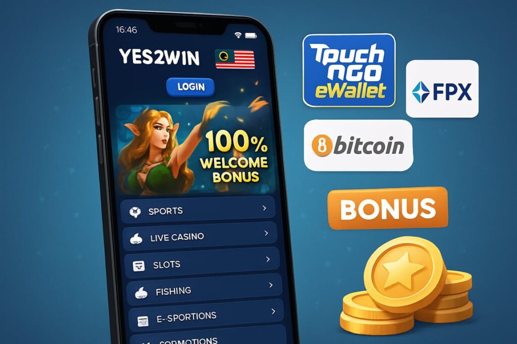 Yes2win Malaysia Review: Exploring Payment Methods and Bonus Offers for Mobile Players